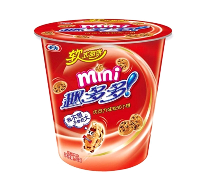 卡夫 趣多多 mini巧克力味软式小饼 50g/盒 品牌:趣多多 饼干包装:杯