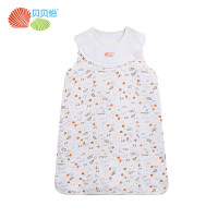 贝怡 婴儿睡袋春季彩棉保暖条纹按扣可把尿宝