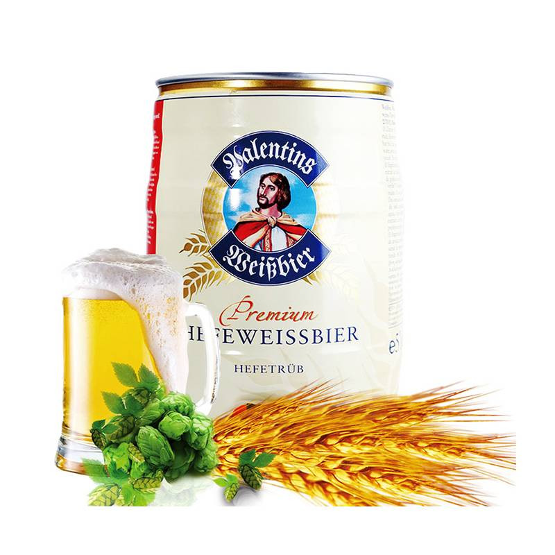 爱士堡小麦啤酒5l/桶