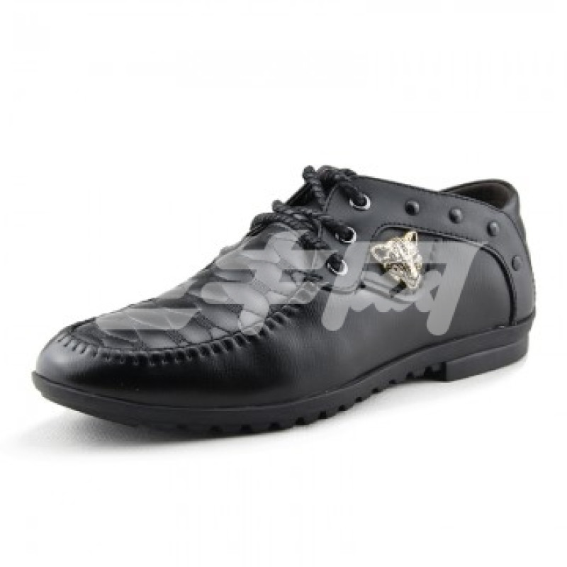 帝国烟斗 男士休闲鞋秋冬新款真皮男鞋商务休闲牛皮鞋子 82815 黑色