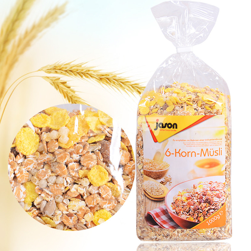 德国进口 捷森六种谷物麦片1000g/袋